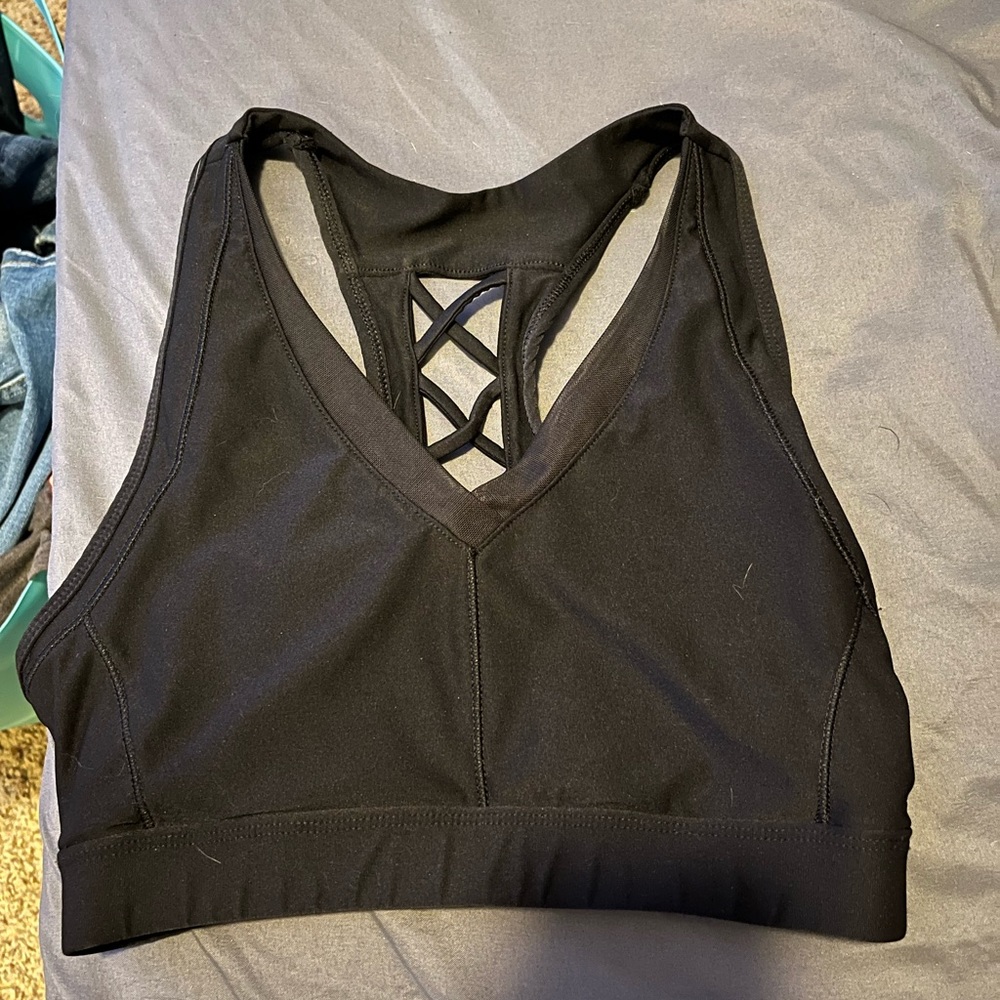 Avia sports bra, black, size small